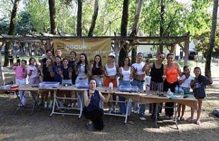 Çocuklar sanatla doğayı keşfetti