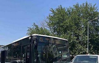 Çorlu’da otobüs kazası: 1 yaralı