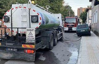 Çorum’da çıkan yangında 5 ev zarar gördü