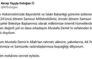 Cumhurbaşkanı Erdoğan’dan Mustafa Demir için...