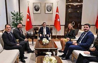 Cumhurbaşkanı Yardımcısı Yılmaz, Kaspi.kz CEO’su...