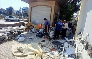 Defne Belediyesi zabıta ekipleri çevre kirliliğine...