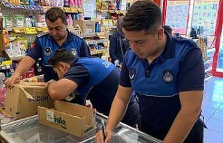 Dinar’da marketlere yönelik denetim