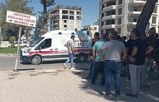 Direksiyon başında nefes borusuna ekmek kaçan sürücü...