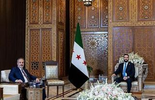 Dışişleri Bakanı Fidan, Suriye Cumhurbaşkanı...