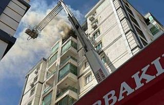 Diyarbakır’da 8 katlı binada korkutan yangın:...