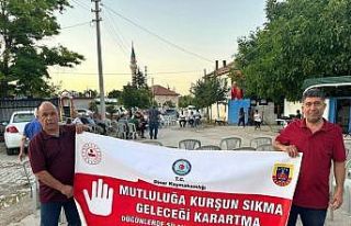 Düğünlerde silah atılmasının engellenmesi için...