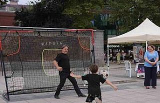 Dünya Düzce Günlerinde çocuklar sosyal ve sportif...