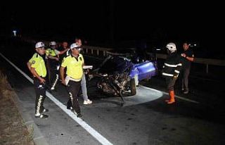 Edirne’deki kazada ağır yaralı sürücü hayatını...