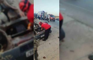Elazığ’da otomobil takla attı: 6 yaralı