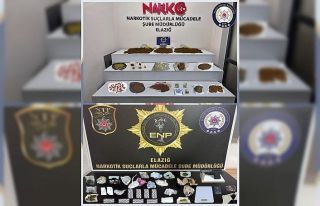 Elazığ’da uyuşturucu operasyonu: 5 şüpheli...
