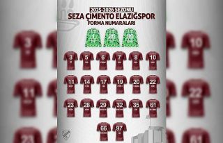 Elazığspor’da forma numaraları belli oldu