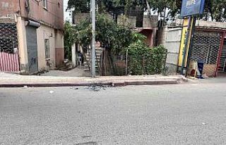 Elektrik teli havai fişek gibi patladı