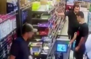 Elindeki bıçakla marketi soyup kayıplara karıştı