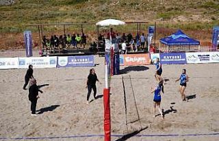 Erciyes’te plaj voleybol turnuvası tamamlandı