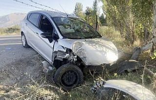 Erzincan’da trafik kazası: 2 yaralı
