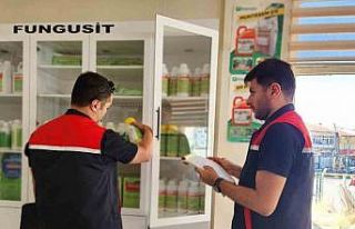 Eskişehir’de bitki koruma ürünleri satış yerlerine...