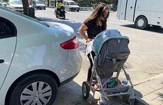 Eskişehir’de engelli ve bebek arabası geçişine...