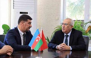 Festival için gelen kardeş ülke Azerbaycan heyeti...