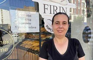Fırıncı esnafı 100 adet 50 kuruş getirene 1 ekmeği...