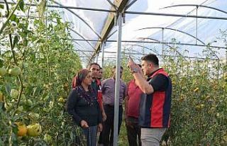 Furkan Mete’den kadın üreticiye destek ziyareti