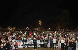 Gebze’den Gazze’ye destek yürüyüşü