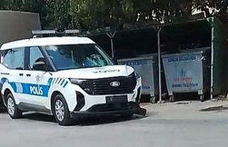 Gemlik’te kovalamacada polis aracına çarptı