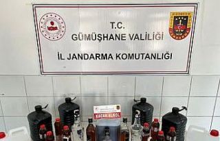 Gümüşhane’de sahte alkol operasyonu