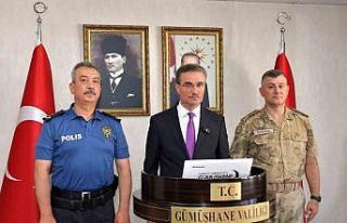 Gümüşhane’de Temmuz ayı asayiş verileri açıklandı