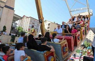 Hakkari’de lunapark sevinci
