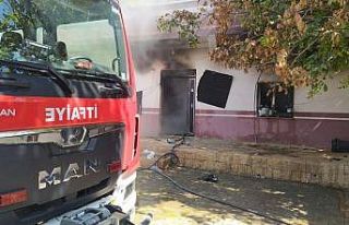 Haliliye’de müstakil evde yangın