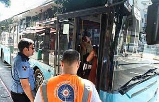 Halk otobüslerinde klima denetimi sürüyor