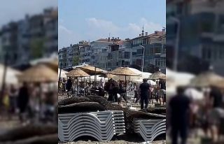 Halk plajında şezlong kavgası: Zabıta ile para...