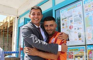 Hamur Kaymakamı Mahir, veda etti