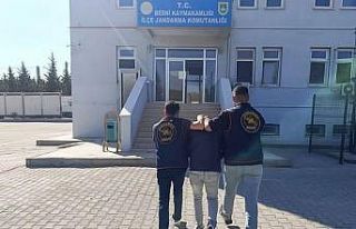 Hapis cezası bulunan şahıs jandarma tarafından...