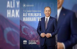 İçişleri Bakanı Ali Yerlikaya Hakkari’de