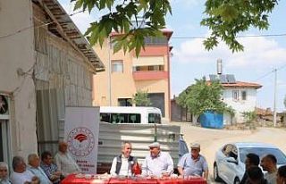 İl Müdürü Çetin Ayvalık, Çakırpınar köyü...