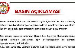 İş yeri kurşunlamasıyla ilgili Adana Valiliği...