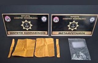 Isparta’da uyuşturucu operasyonunda 1 şüpheli...