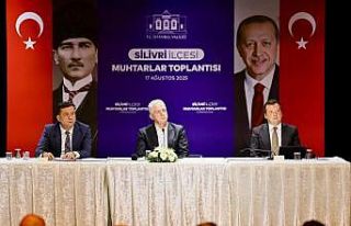 İstanbul Valisi Gül, Silivri’de muhtarlarla bir...