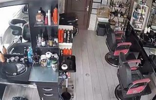 İstanbul’da deprem anı kamerada