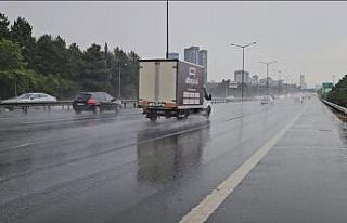 İstanbul’da sağanak yağış Avrupa Yakası’nda...