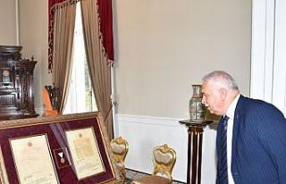 İstiklal Madalyası ve Beratı Atatürk Köşkü’nde...