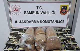 Jandarma 25 bin 600 kaçak makaron ele geçirdi