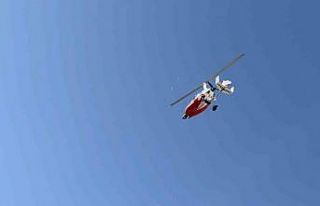 Jandarma ekipleri cayrokopterle havadan trafik denetimi...