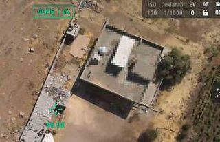 Kaçak elektrik denetimi yapan dron silahla vuruldu