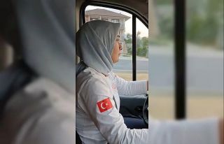 Kadın ambulans şoförleri hayat kurtarıyor