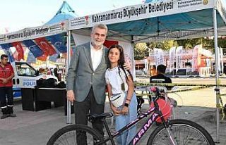 Kahramanmaraş’ta 170 çocuğun ilk kez bisiktleti...