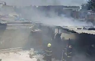 Kahramanmaraş’ta iş yeri yangını