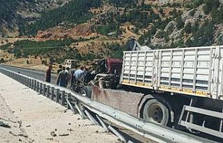 Kahramanmaraş’ta tır kazası: 1 ağır yaralı